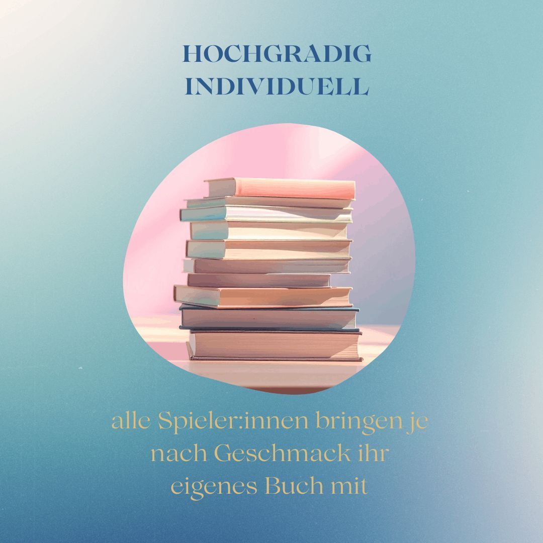 Produktbild: Bring your own Book - Booklove Edition. Das Spiel in dem dein Buch die Hauptrolle spielt!
