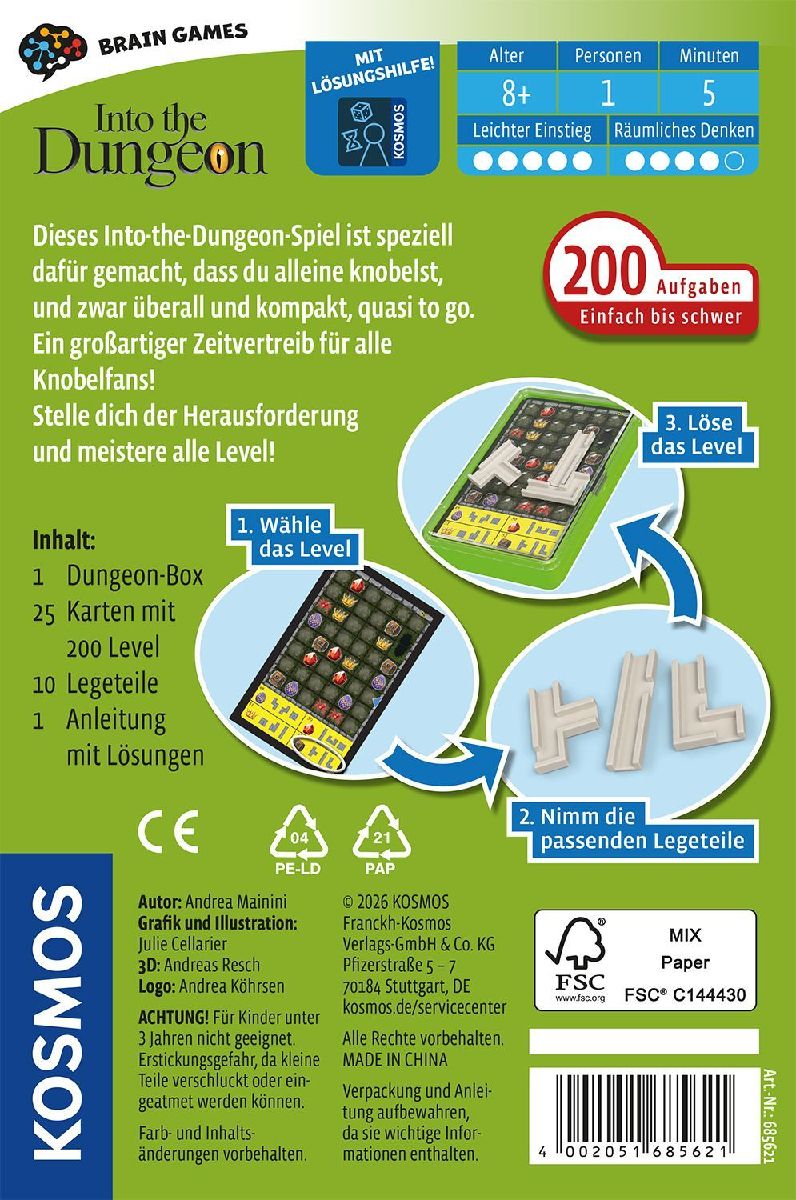 Produktbild: Into the Dungeon Brain Games