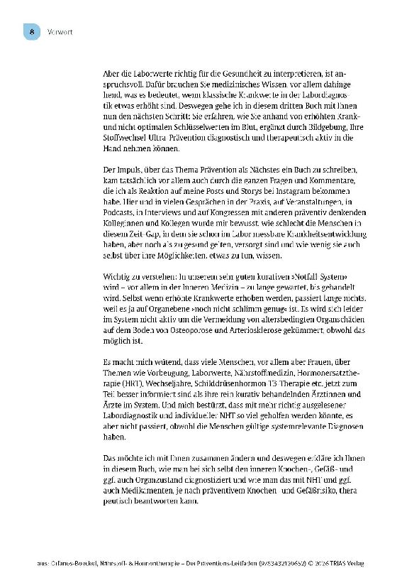 Produktbild: Nährstoff- & Hormontherapie - Der Präventions-Leitfaden
