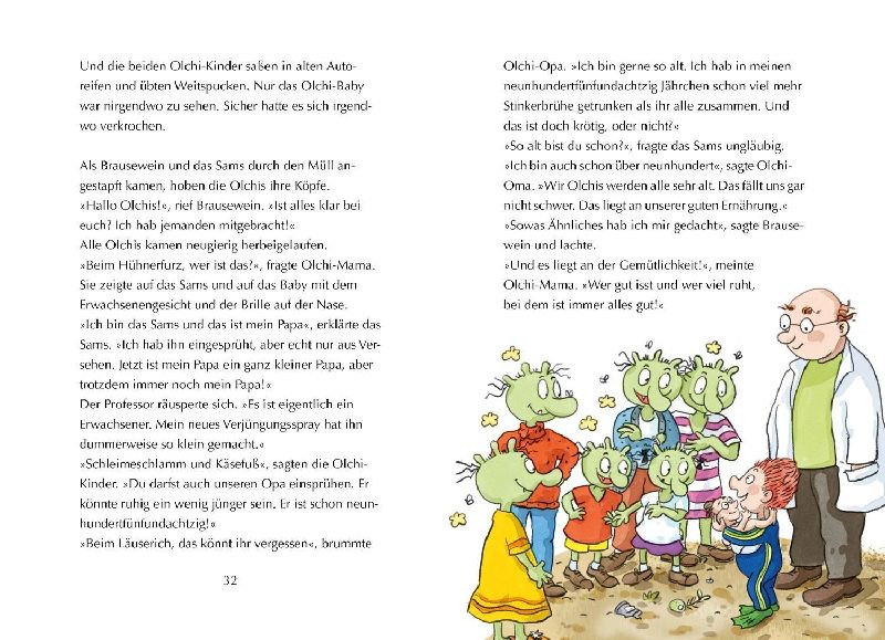 Produktbild: Die Olchis und das Sams. Die kaputte Wunschmaschine