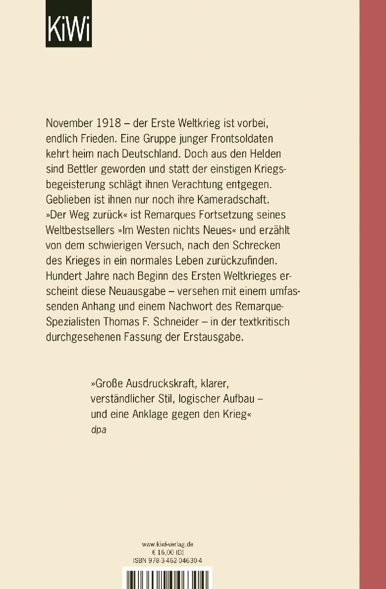 Produktbild: Der Weg zurück