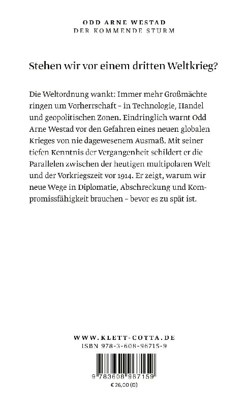Produktbild: Der kommende Sturm