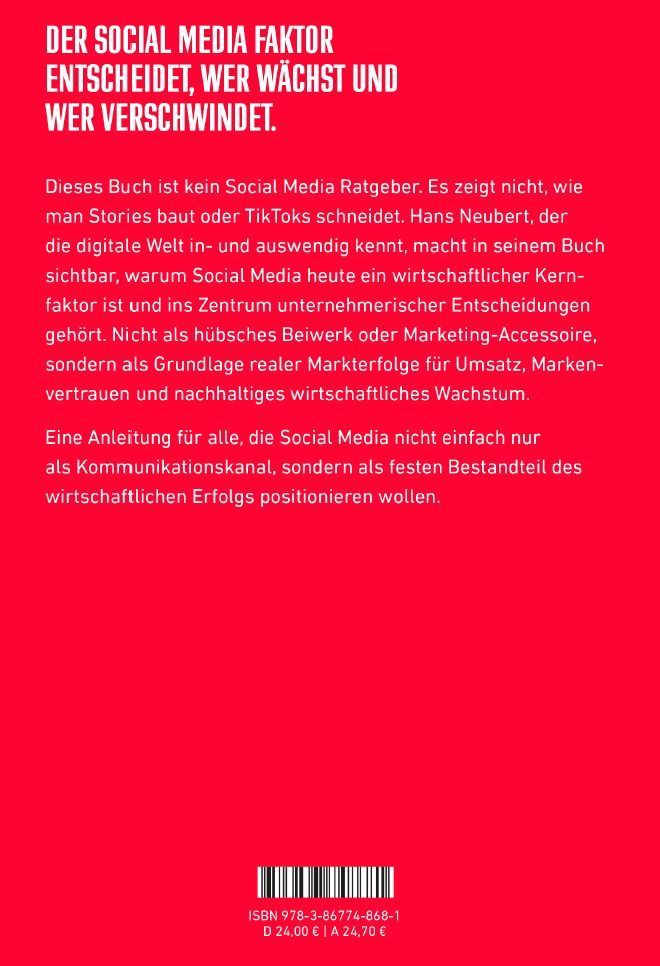 Produktbild: Der Social Media Faktor