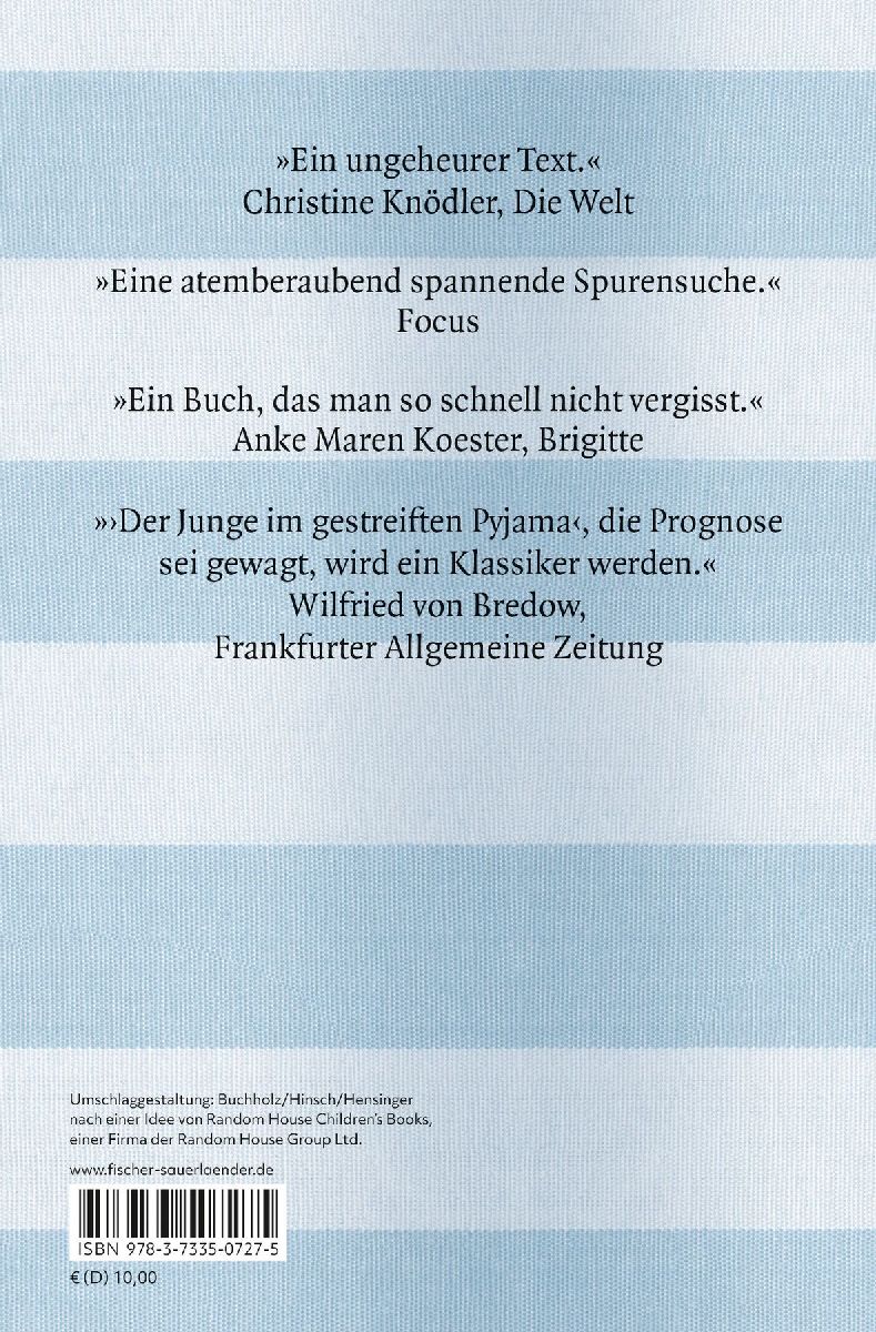 Produktbild: Der Junge im gestreiften Pyjama
