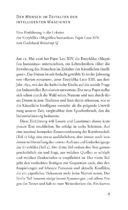 Produktbild: Magnifica humanitas: Die großartige Menschheit