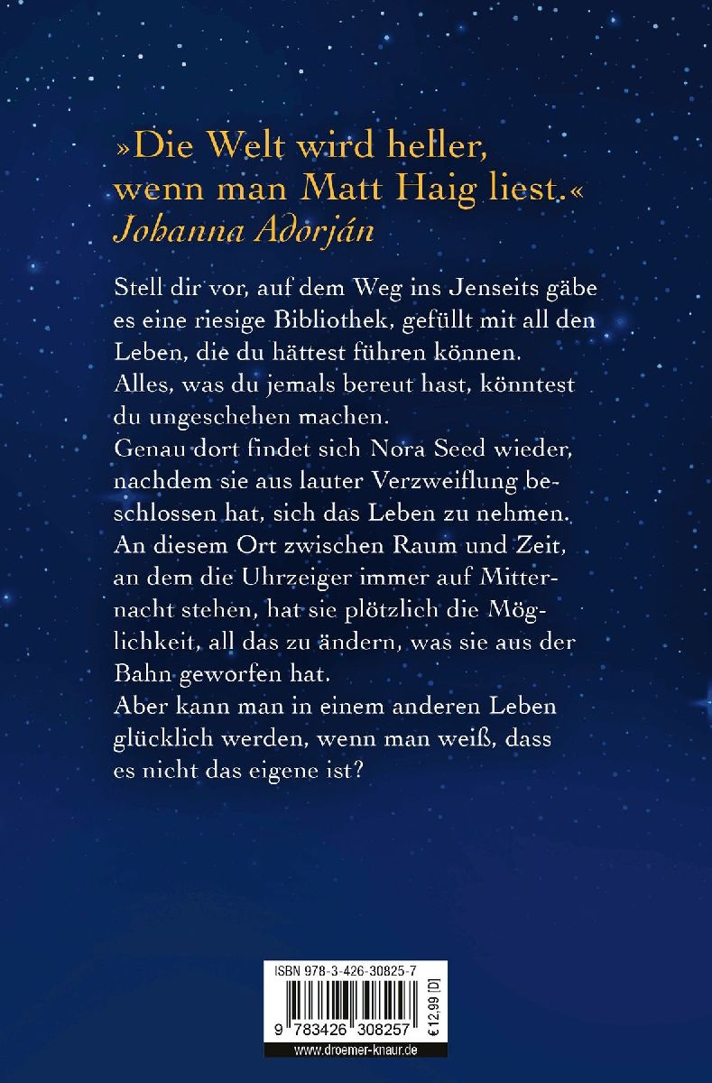 Produktbild: Die Mitternachtsbibliothek