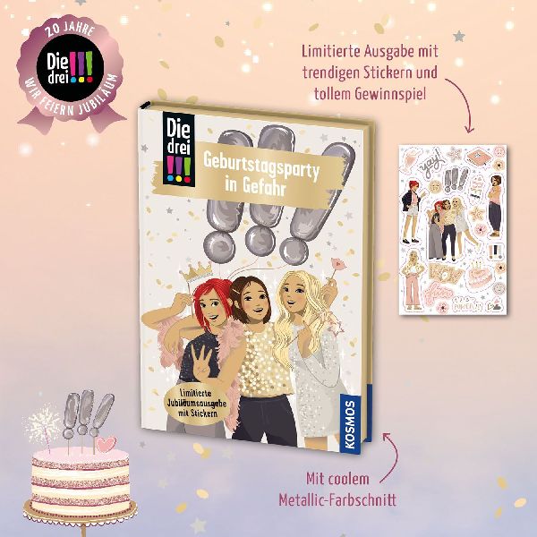Produktbild: Die drei !!!, 117, Geburtstagsparty in Gefahr