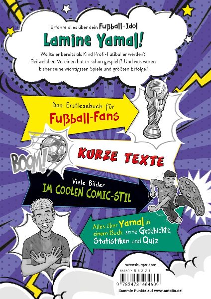 Produktbild: Fußball-Stars - Alles über Yamal. Vom Fußball-Talent zum Megastar