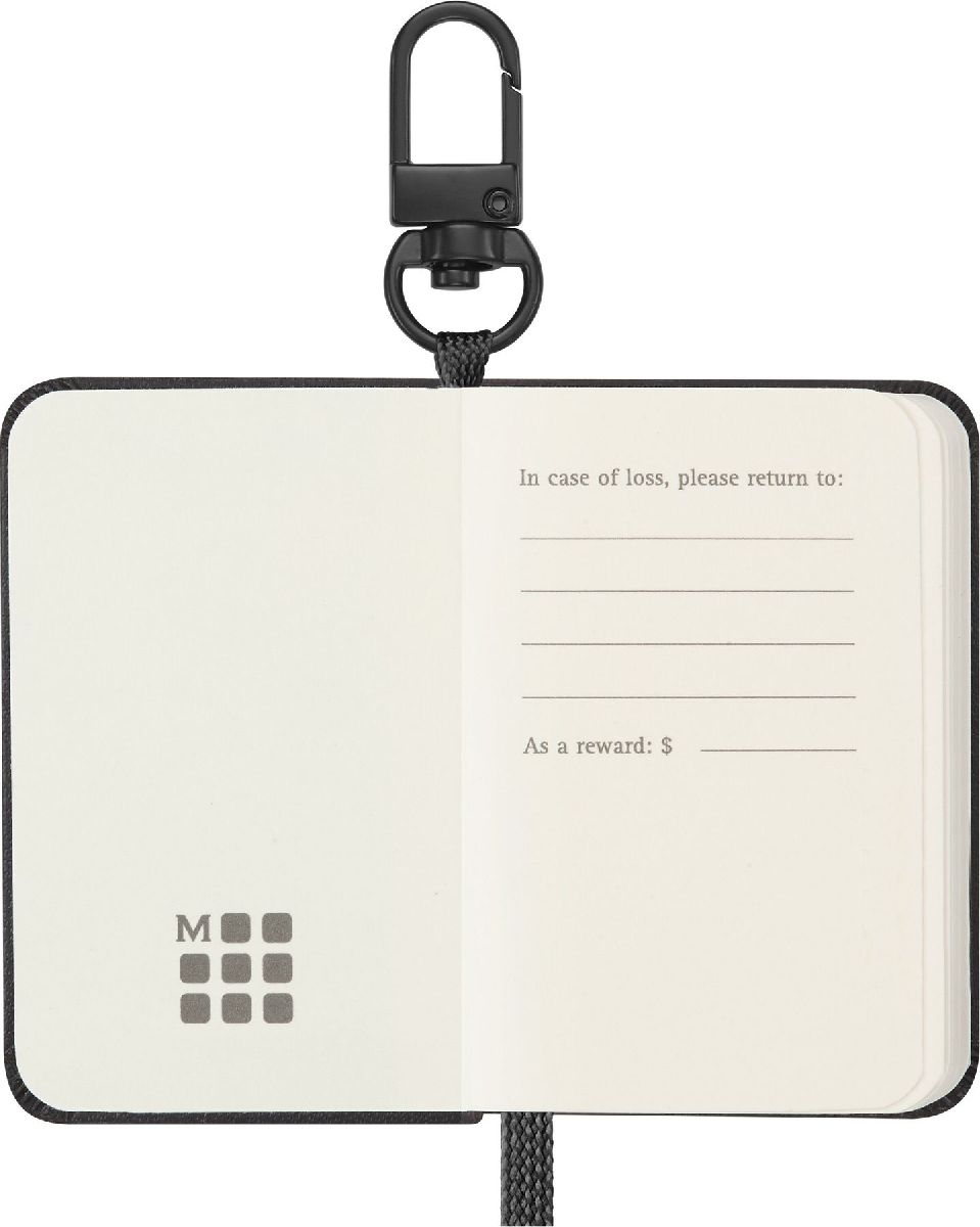 Produktbild: Moleskine The Mini - Notizbuch Charm Schwarz