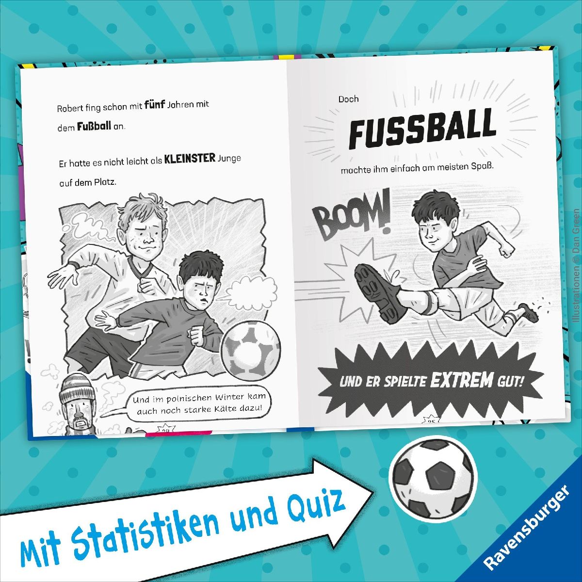 Produktbild: Fußball-Stars - Alles über Lewandowski. Vom Fußball-Talent zum Megastar