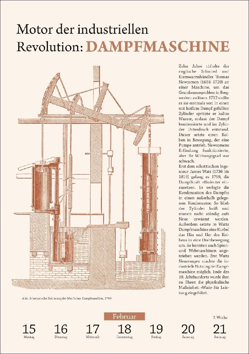 Produktbild: SPIEGEL GESCHICHTE Geistesblitze Wochen-Kulturkalender 2027 - Die größten Erfindungen und Entdeckungen der Menschheit
