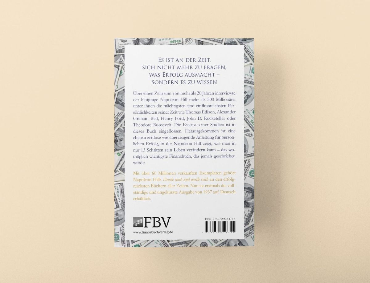 Produktbild: Think and Grow Rich - Deutsche Ausgabe