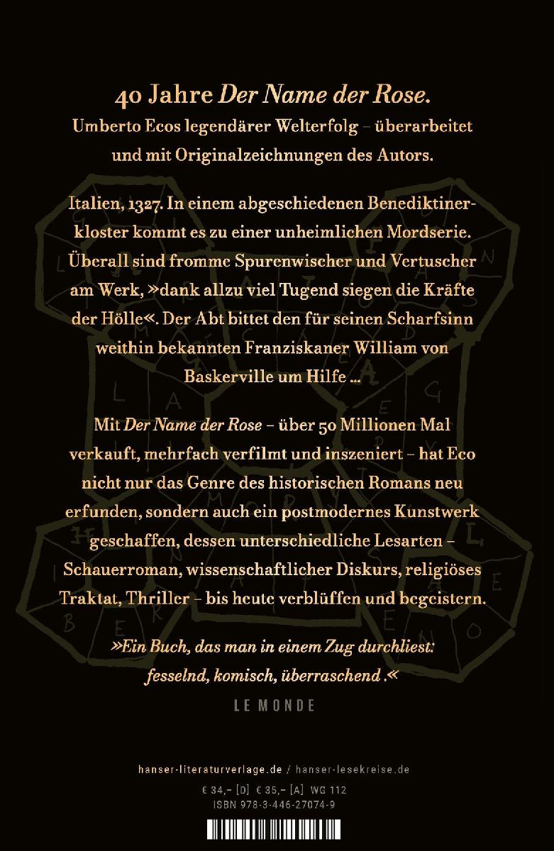 Produktbild: Der Name der Rose