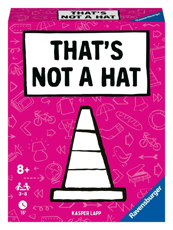Produktbild: Ravensburger - 20954 That's not a hat Kartenspiel für 3-8 Personen, Partyspiel, lustige Unterhaltung ab 8 Jahren