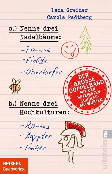 Produktbild: Nenne drei Nadelbäume: Tanne, Fichte, Oberkiefer & Nenne drei Hochkulturen: Römer, Ägypter, Imker