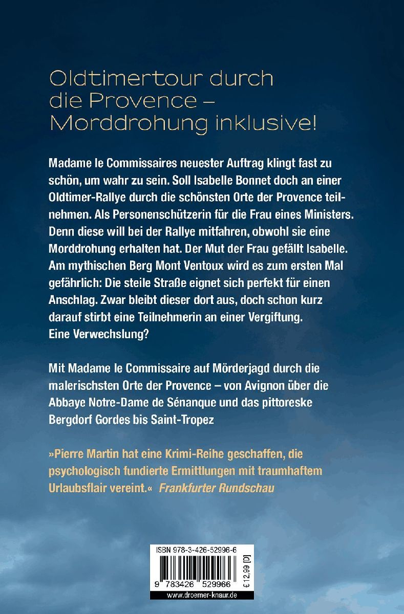 Produktbild: Madame le Commissaire und die tödliche Rallye