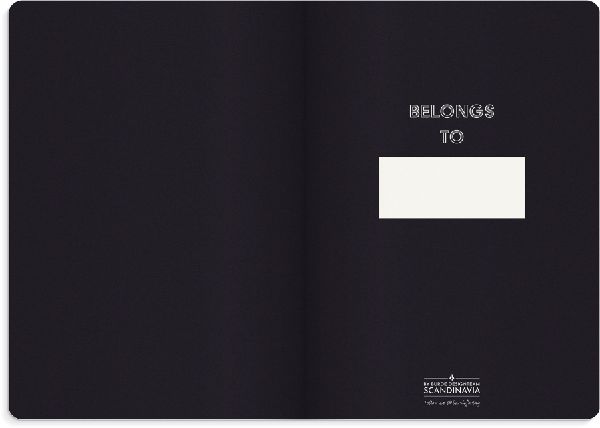 Produktbild: Burde Notizbuch Deluxe A5 schwarz