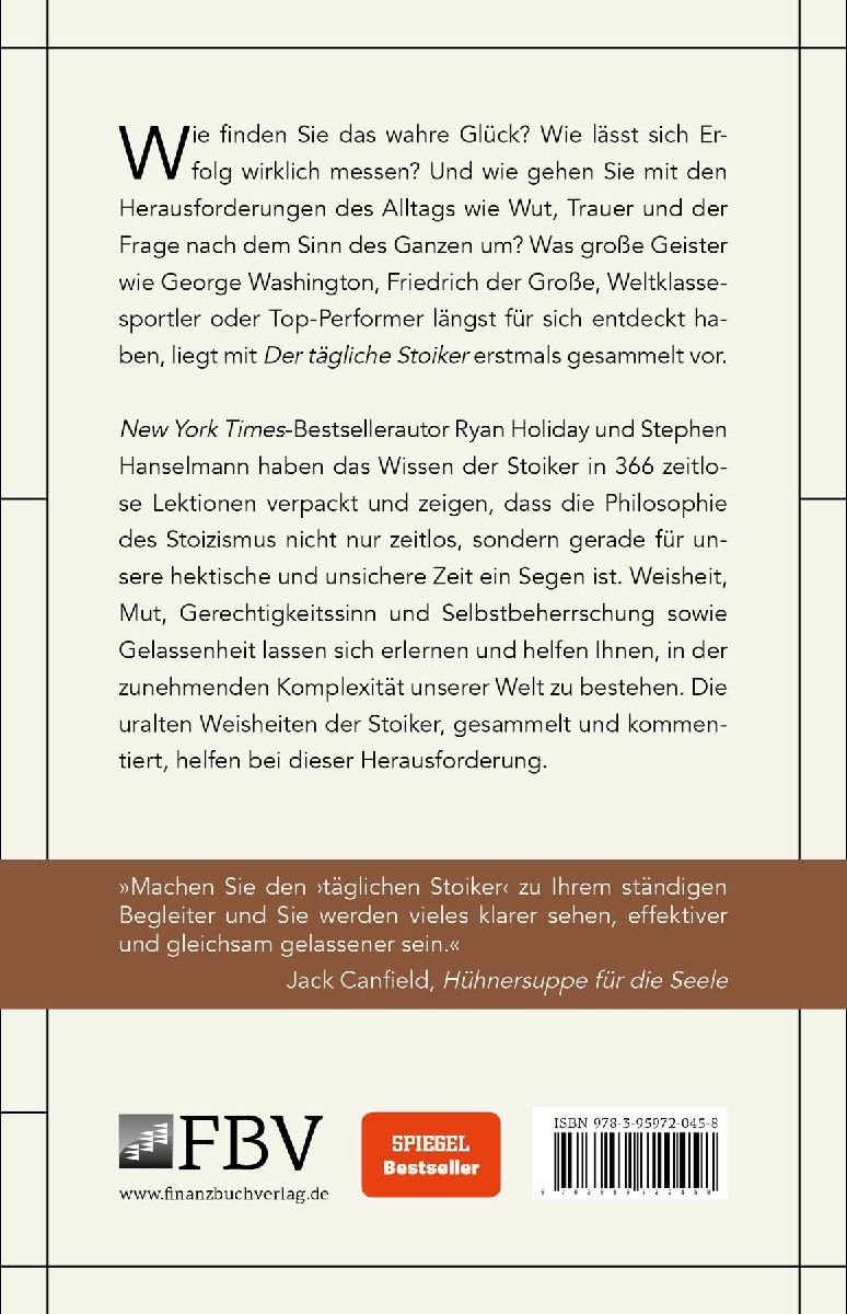 Produktbild: Der tägliche Stoiker