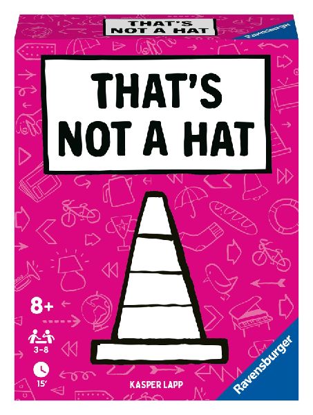 Produktbild: Ravensburger - 20954 That's not a hat Kartenspiel für 3-8 Personen, Partyspiel, lustige Unterhaltung ab 8 Jahren