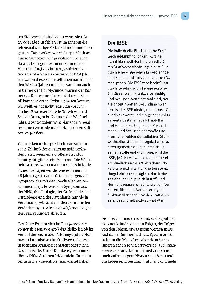 Produktbild: Nährstoff- & Hormontherapie - Der Präventions-Leitfaden