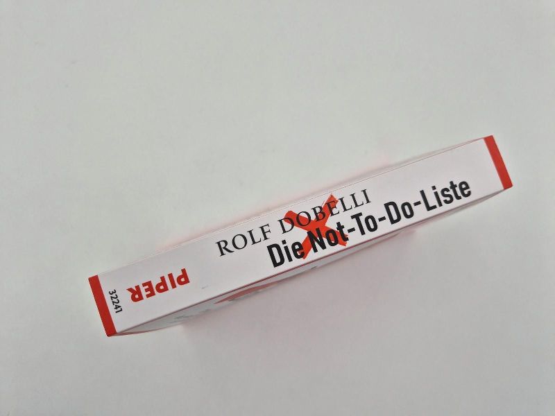 Produktbild: Die Not-To-Do-Liste