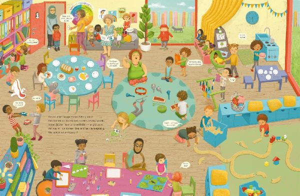 Produktbild: Komm, wir zeigen dir unsere Kita (Constanze von Kitzings Wimmelgeschichten 1)