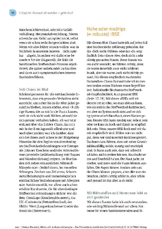 Produktbild: Nährstoff- & Hormontherapie - Der Präventions-Leitfaden