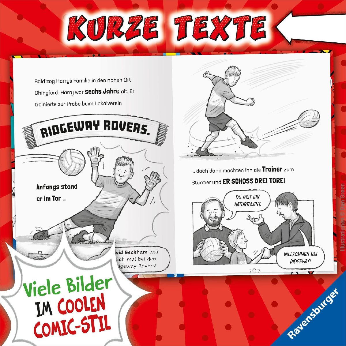 Produktbild: Fußball-Stars - Alles über Kane. Vom Fußball-Talent zum Megastar