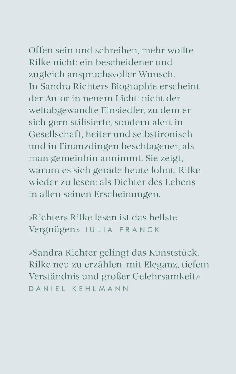 Produktbild: Rainer Maria Rilke oder Das offene Leben