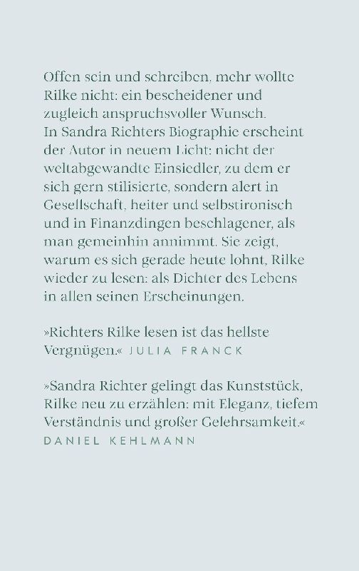 Produktbild: Rainer Maria Rilke oder Das offene Leben