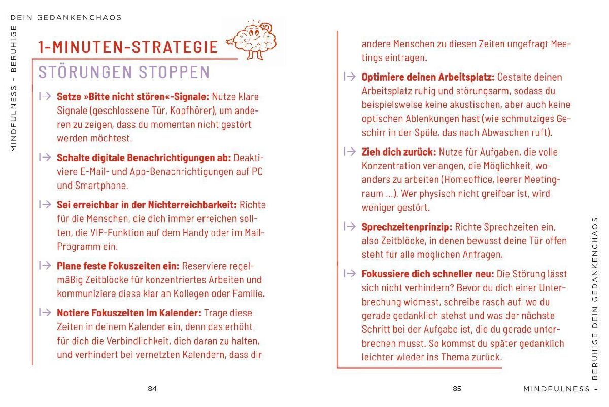 Produktbild: Die 1-Minuten-Strategie gegen mentale Erschöpfung