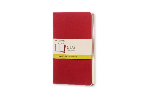 Produktbild: Moleskine Cahier Pocket Plain Red Cover L. 3er Pack
