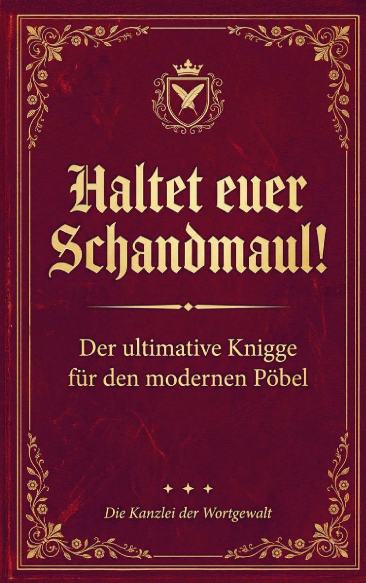 Produktbild: Haltet Euer Schandmaul! Der ultimative Knigge für den modernen Pöbel