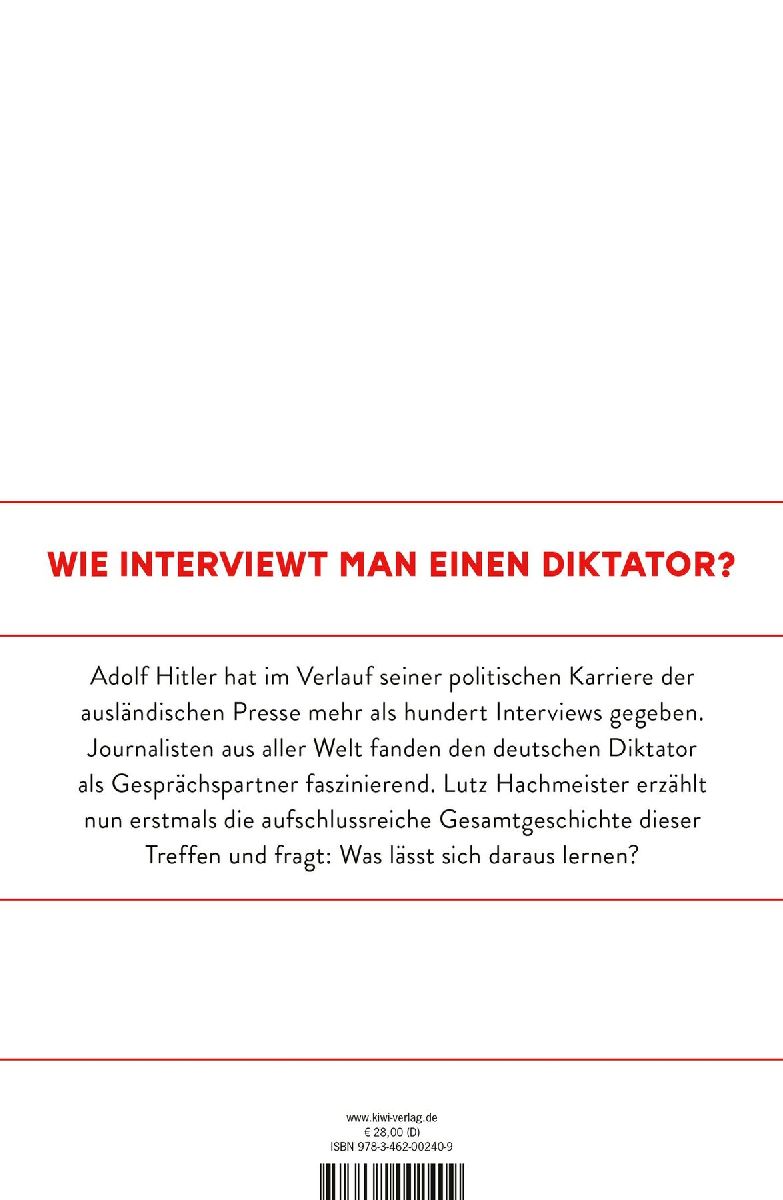 Produktbild: Hitlers Interviews