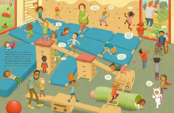 Produktbild: Komm, wir zeigen dir unsere Kita (Constanze von Kitzings Wimmelgeschichten 1)