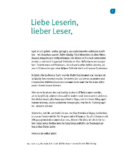 Produktbild: Der kleine Hüft-Coach