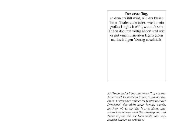 Produktbild: Timm Thaler oder Das verkaufte Lachen