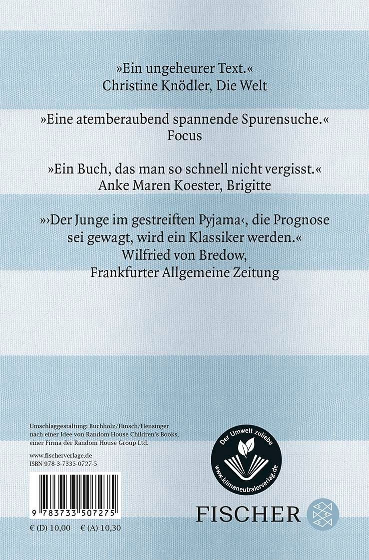 Produktbild: Der Junge im gestreiften Pyjama