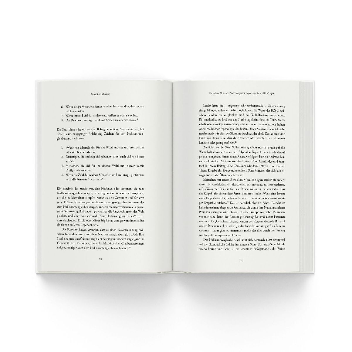 Produktbild: ZERO SUM MINDSET