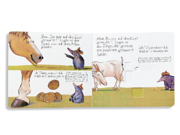 Produktbild: Vom kleinen Maulwurf, der wissen wollte, wer ihm auf den Kopf gemacht hat