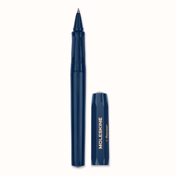 Produktbild: Moleksine Kaweco Roller Pen, Blue, Medium Point (0.7 MM), Black Ink