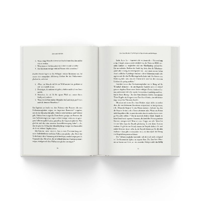 Produktbild: ZERO SUM MINDSET