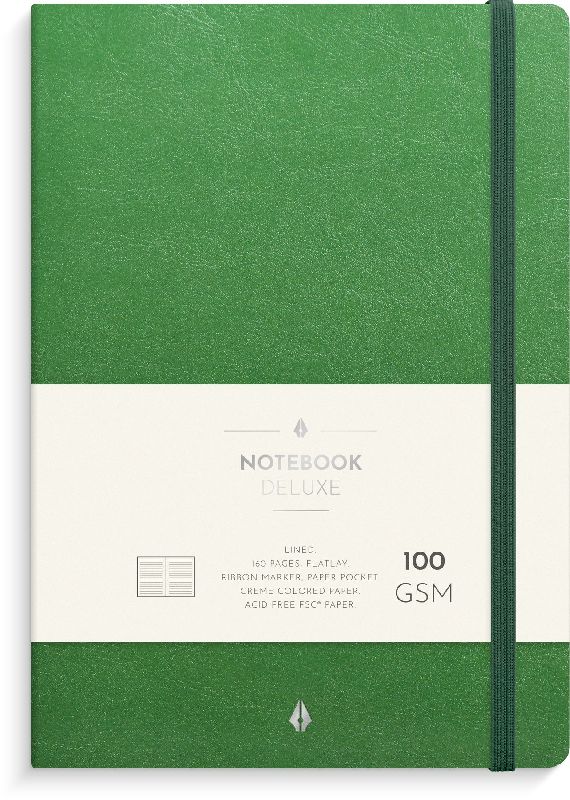 Produktbild: Burde Notizbuch Deluxe A5 grün