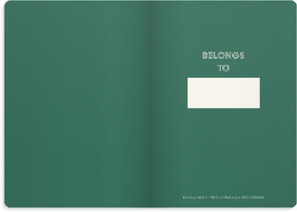 Produktbild: Burde Notizbuch Deluxe A5 dunkelgrün