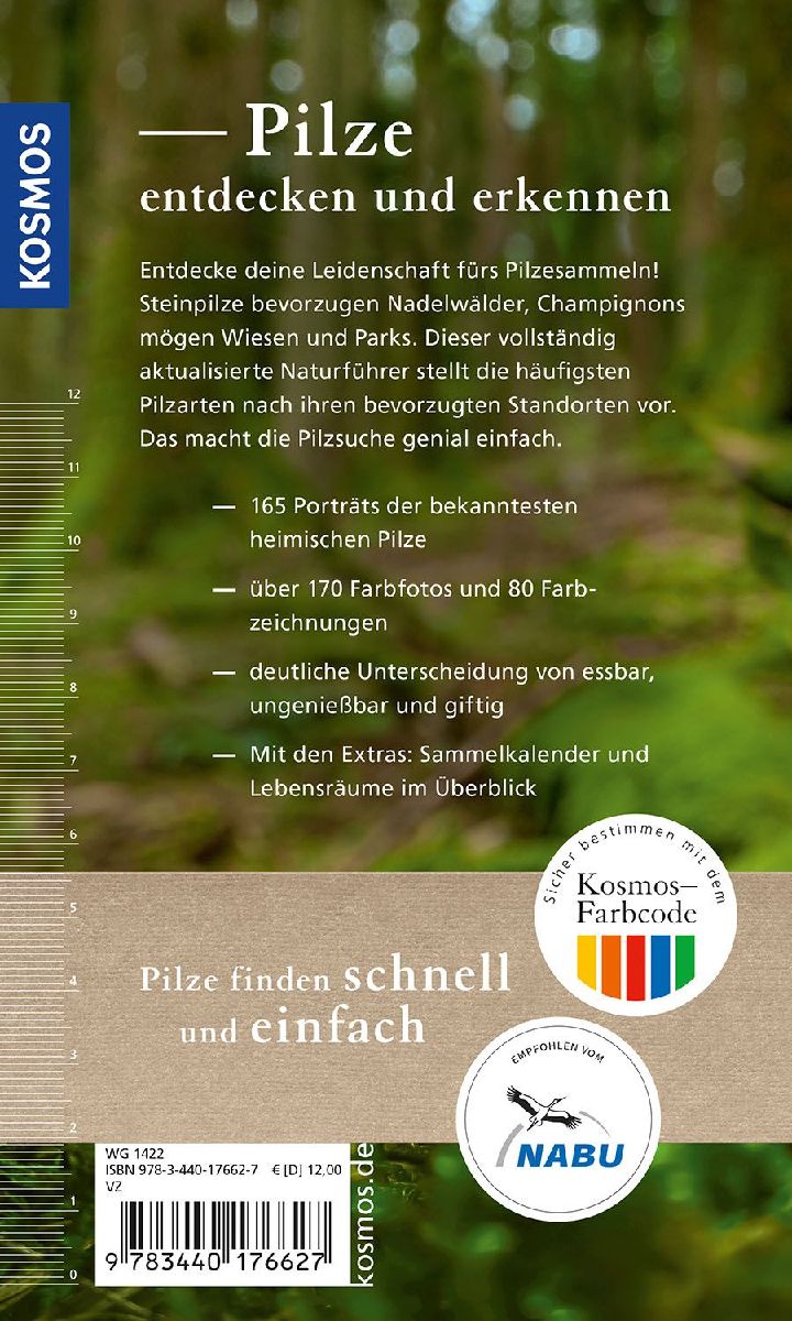 Produktbild: Kosmos Pilzführer für unterwegs