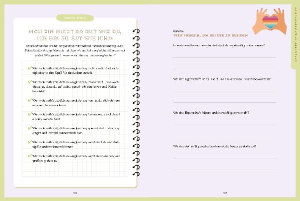 Produktbild: Selbstliebe in 50 Checklisten