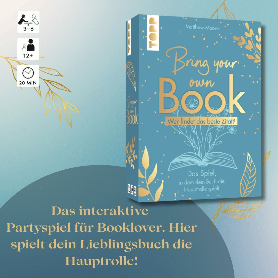 Produktbild: Bring your own Book - Booklove Edition. Das Spiel in dem dein Buch die Hauptrolle spielt!