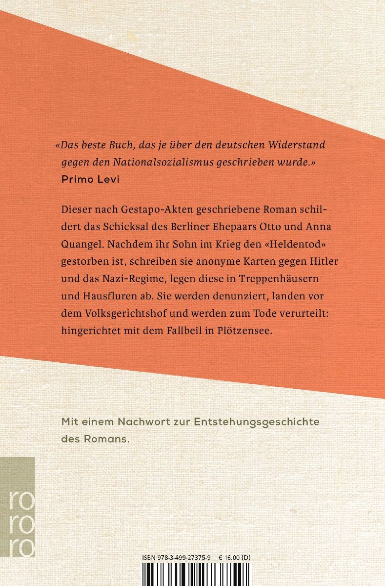Produktbild: Jeder stirbt für sich allein