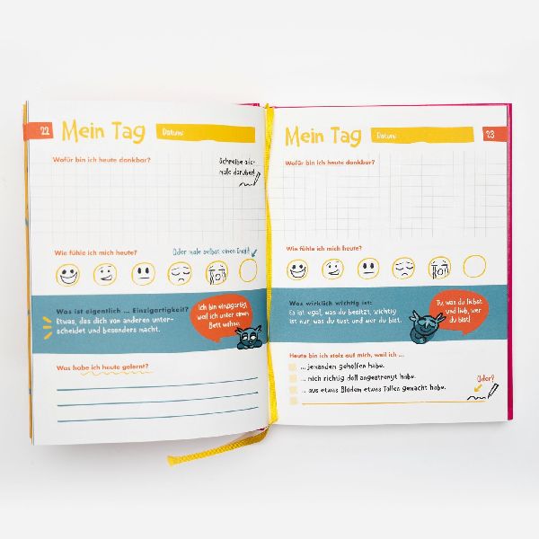 Produktbild: Das 6-Minuten-Tagebuch für Kinder (koralle)