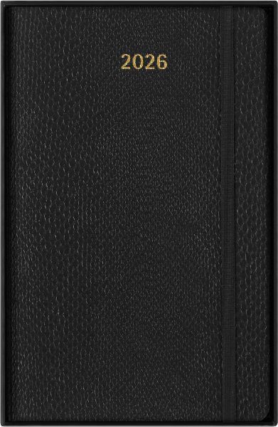 Produktbild: Moleskine Precious & Ethical 12 Monate Wochen Notizkalender 2026, L/A5, Liniert, Weicher Einband, Mamba Schwarz, mit Box
